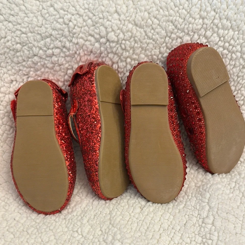 Elegant Red and Black Mary Jane Dress Shoes